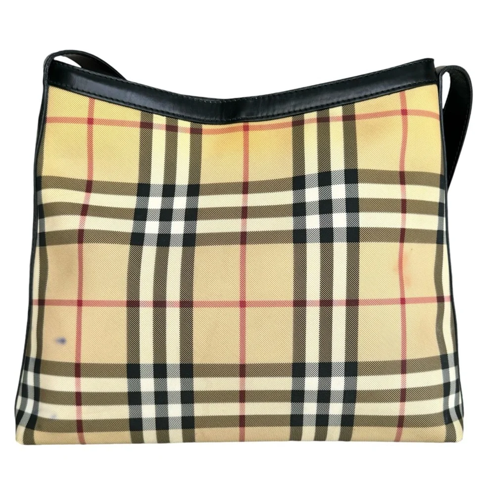 BURBERRY Vintage Nova Check Shoulder Bag